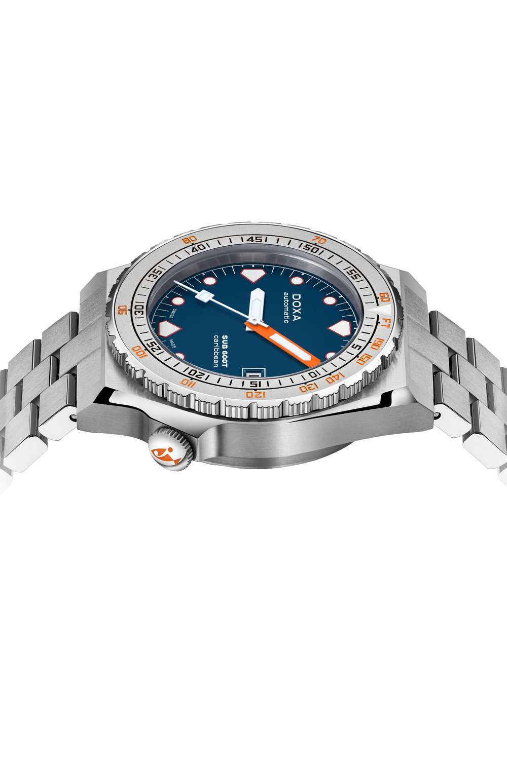 DOXA - Sub 600T Caribbean Navy & stålarmband 862.10.201.10