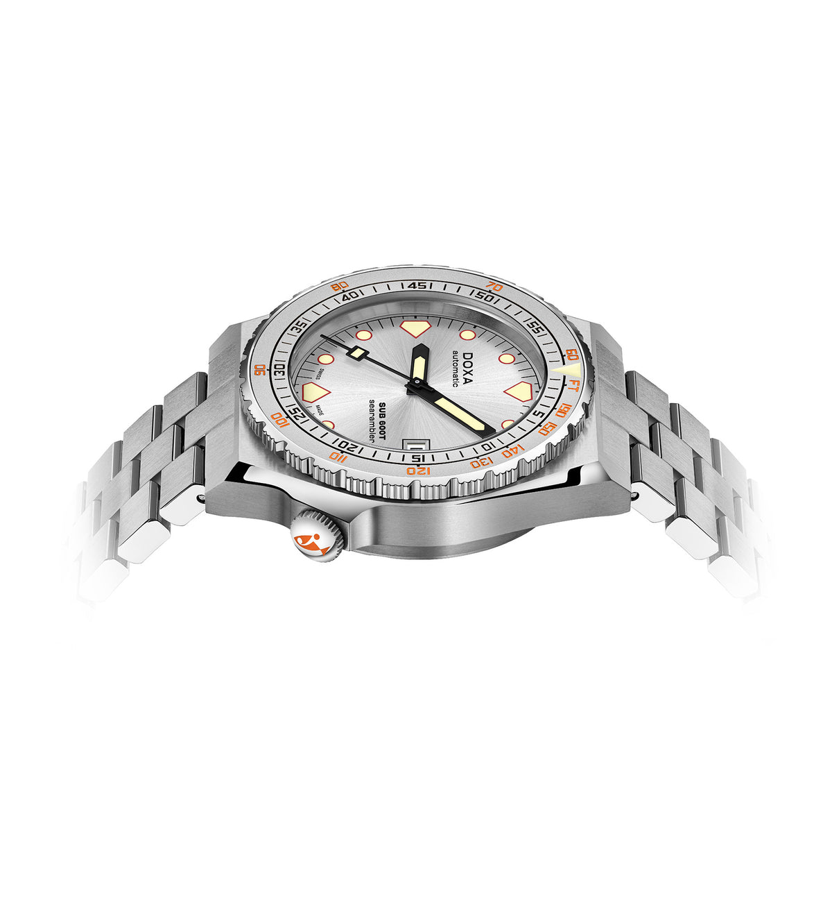 DOXA - Sub 600T Sharkhunter Silver & Steel Bracelet 862.10.021.10