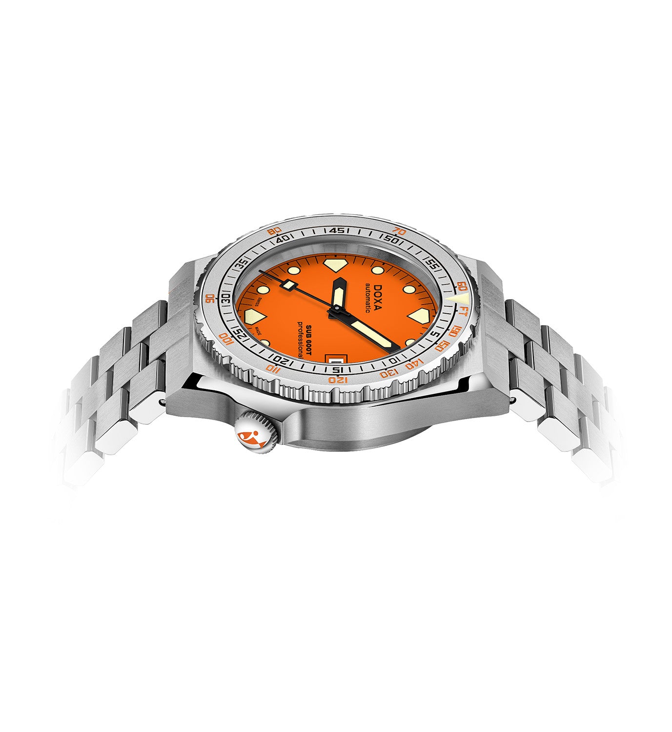 DOXA - Sub 600T Professional Orange & Steel Bracelet 862.10.351.10