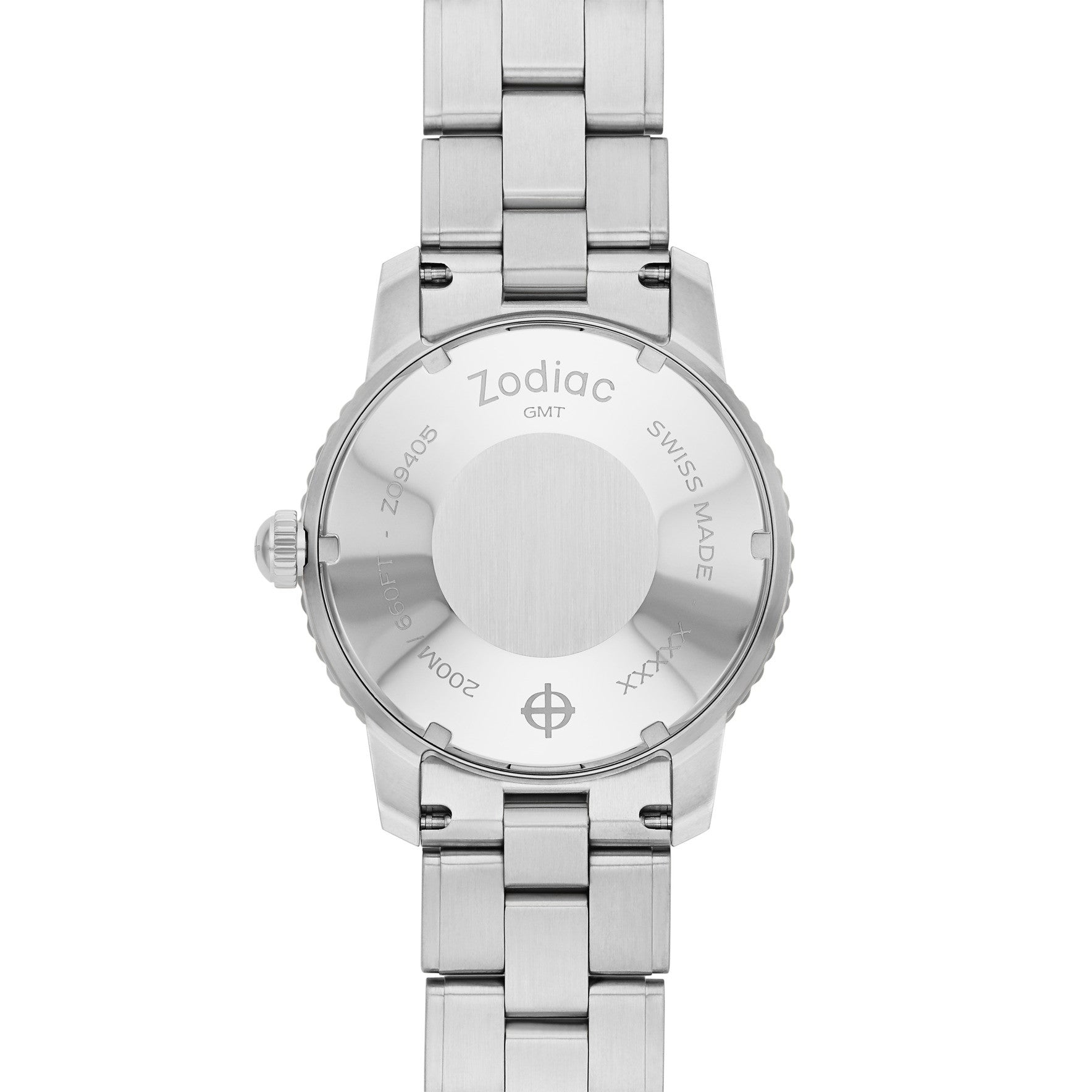 Zodaic Super Sea Wolf GMT Black & Steel Bracelet ZO9405