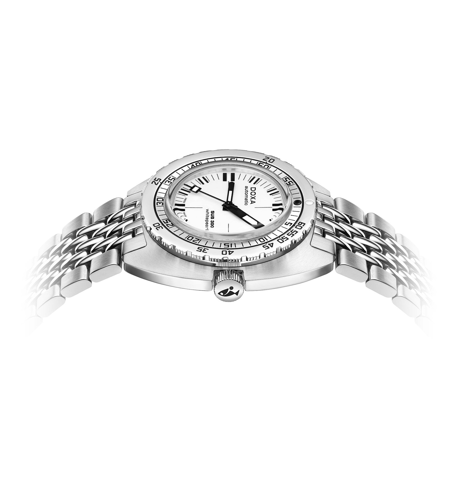 DOXA Sub 300 Whitepearl White & Steel Bracelet 821.10.011.10