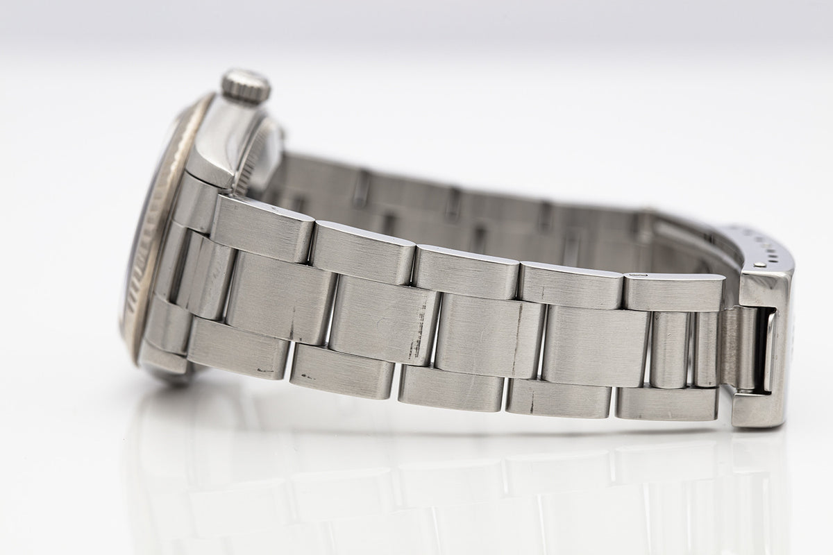 BEGAGNAD Rolex Datejust 31mm stål & svart Ref 78274