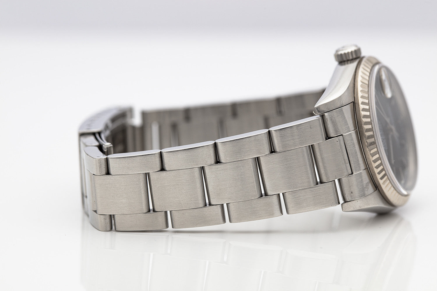 BEGAGNAD Rolex Datejust 31mm stål & svart Ref 78274