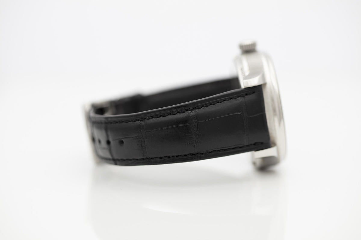 SÅLD - BEGAGNAD IWC Portuguese 7 Days Stål & Alligator Ref. IW500704