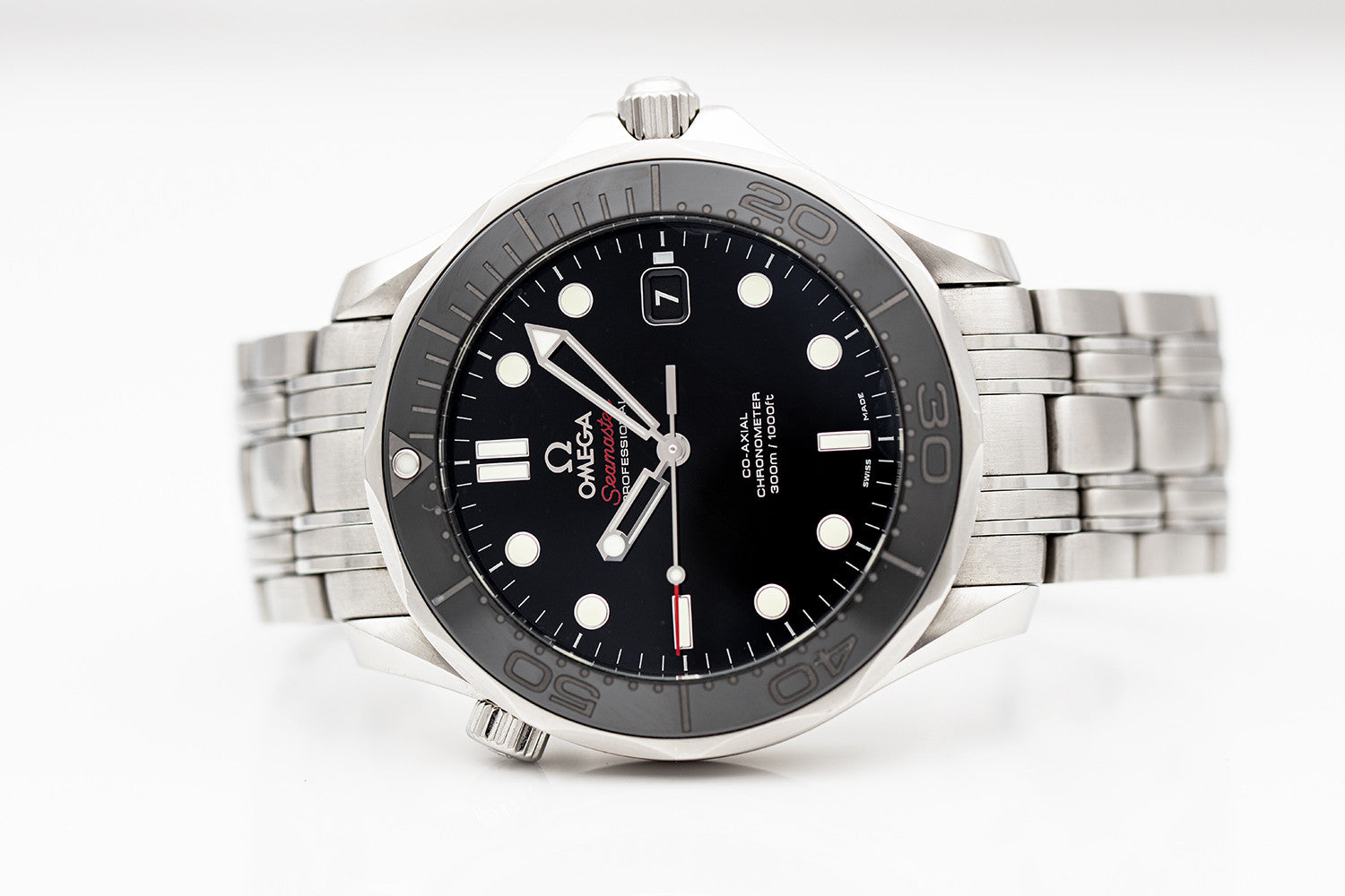 SOLD - PRE-OWNED Omega Seamaster Diver Automatic 41mm Black & Steel 212.30.41.20.01.003