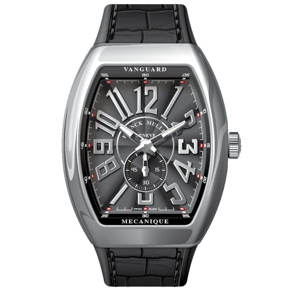 Franck Muller - V45 Vanguard Manual Smal Second Steel Black Ref: V 45 S S6 REL (NR) (AC) (NR. AC)