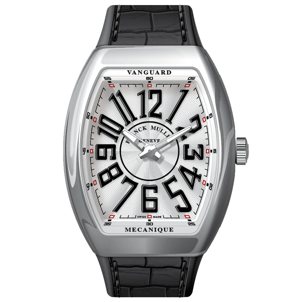 Franck Muller - V45 Vanguard Manual Stainless Steel White Ref: V 45 S (NR) (AC) (BLC. NR AC)