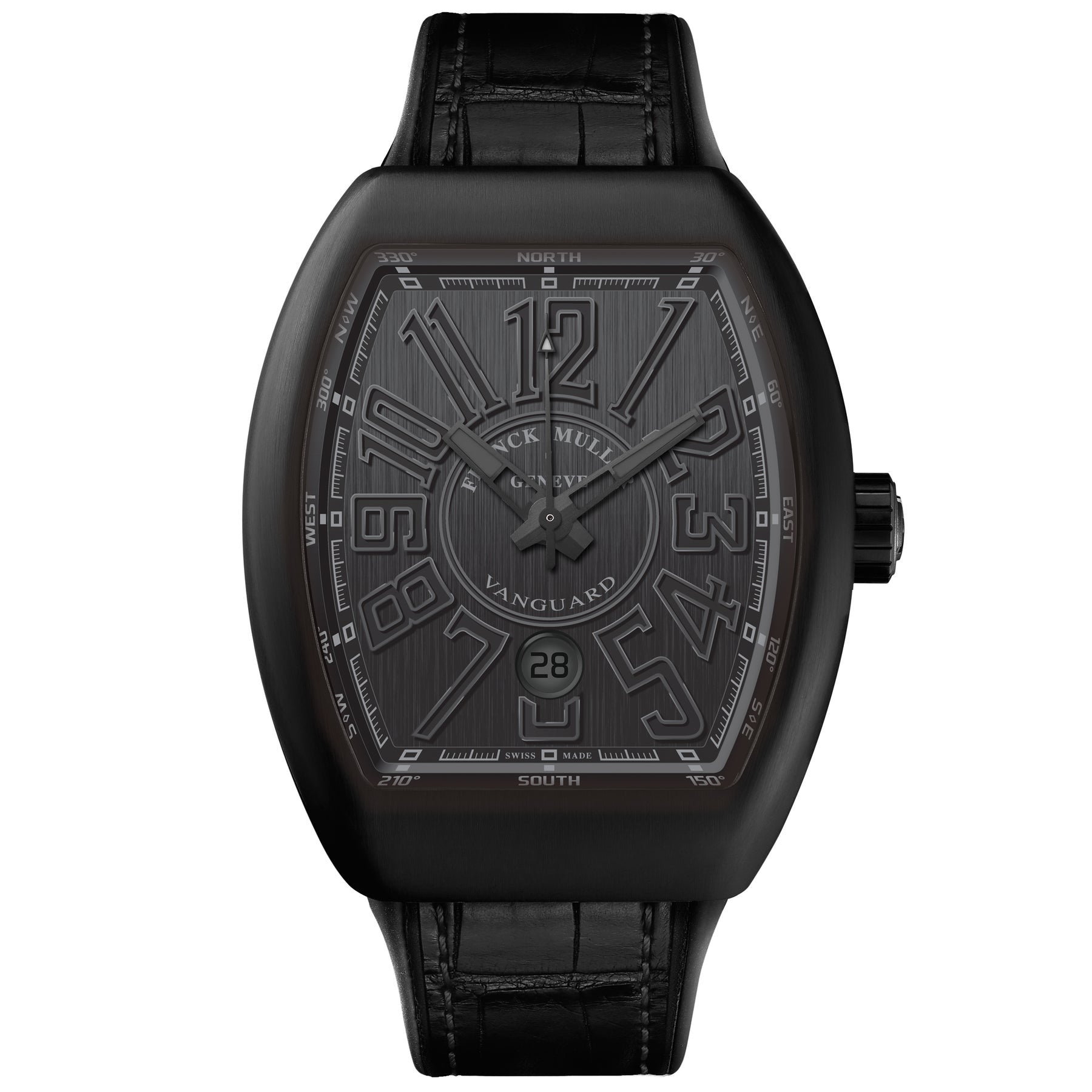 Franck Muller - V41 Vanguard Classical Titanium All Black Ref: V 41 SC DT (TTNRBR) (NR NR NR)