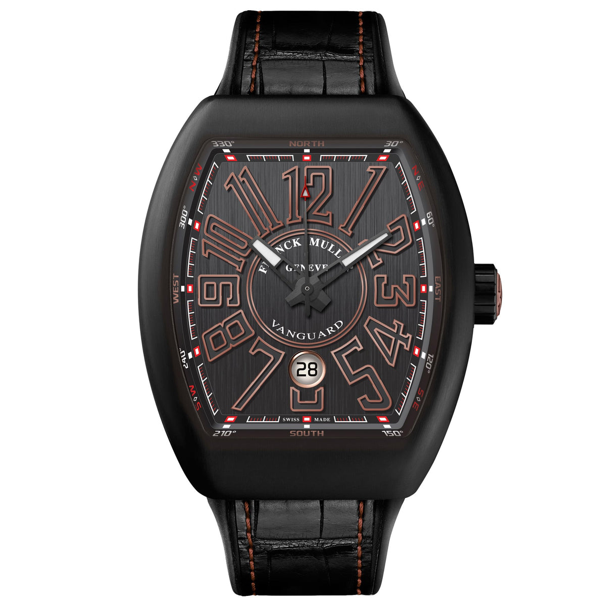 Franck Muller - V41 Vanguard Classical Titanium Black Ref: V 41 SC DT (TTNRBR5N) (NR.NR5NBR)