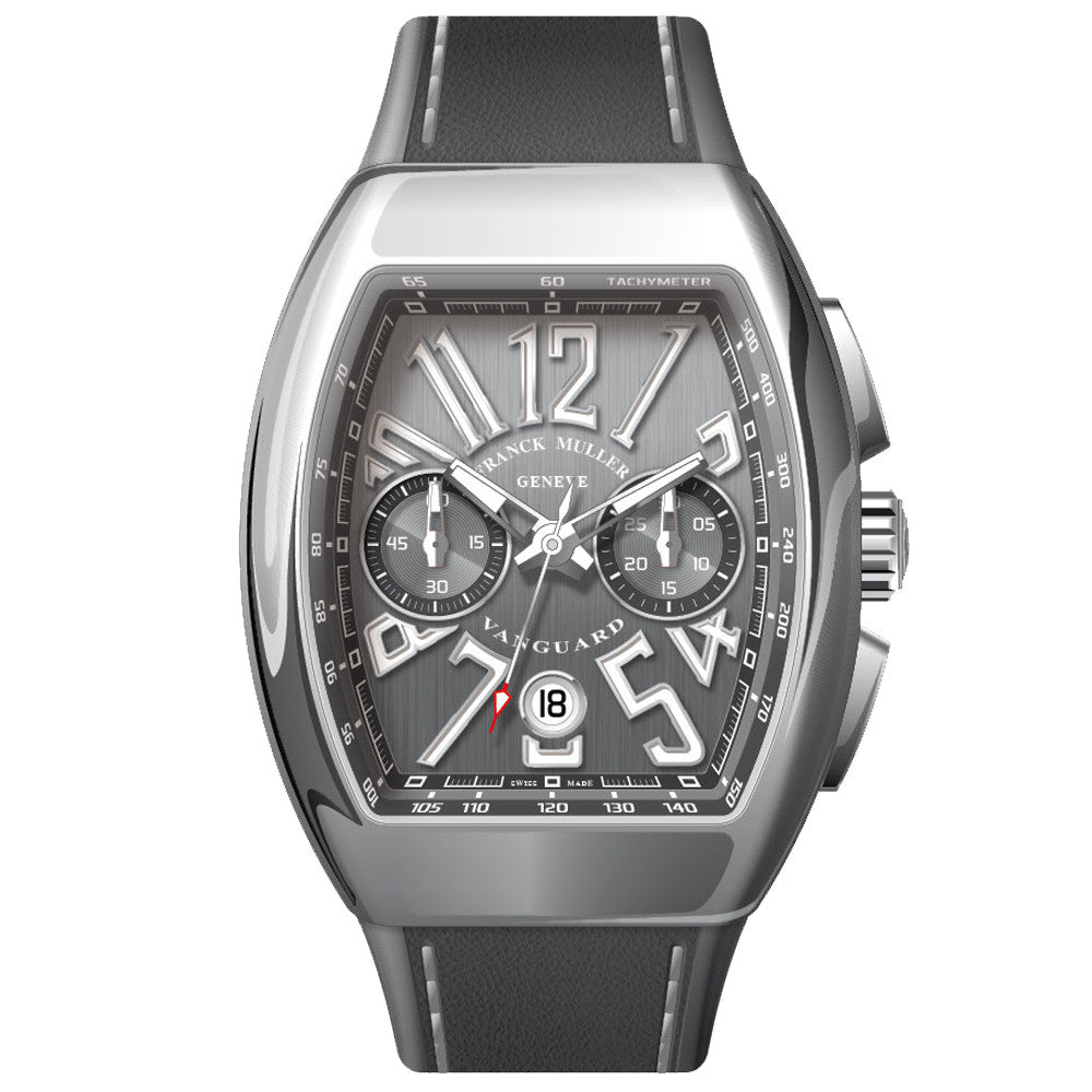 Franck Muller - V45 Vanguard Chrono Stainless Steel Grey Ref: V 45 CC DT (TT) (AC) (TT.BLC AC)