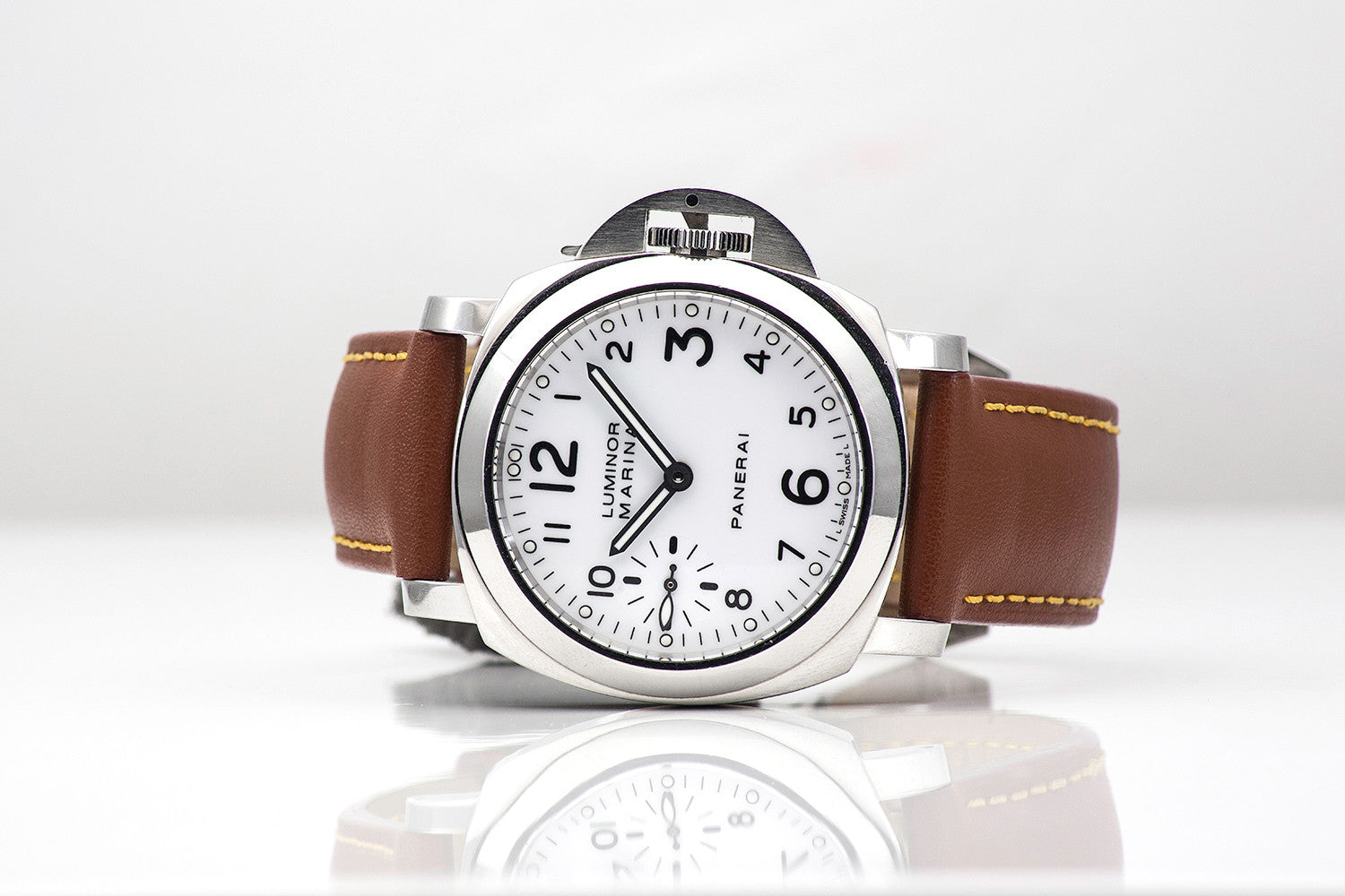 SOLD - PRE-OWNED Panerai Luminor 44mm Manual Steel 2011 PAM00113