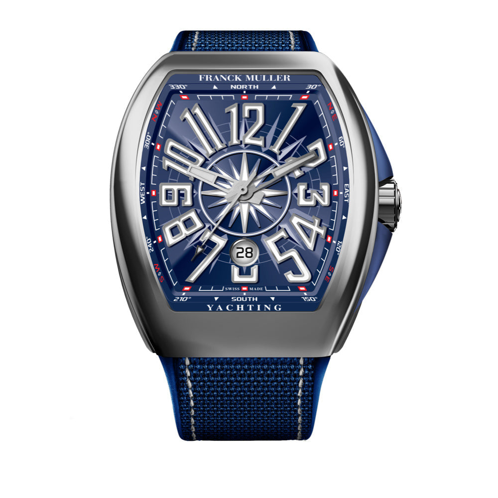 Franck Muller - V45 Vanguard Yachting Stainless Steel Blue Ref: V 45 SC DT YACHT (BL) (AC) (YACHT BL BL AC)