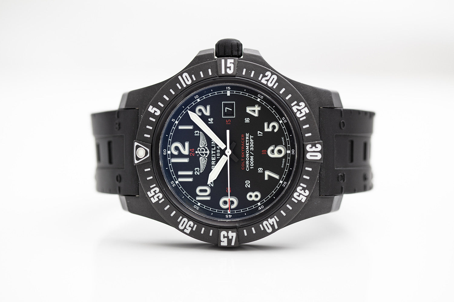 PRE-OWNED Breitling Colt Skyracer 45 mm Carbon Fiber & Black Ref: X74320E4/BF87