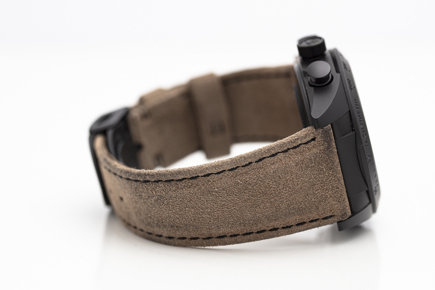 SÅLD - BEGAGNAD Tudor Fastrider Black Shield Ceramic & Leather 2020 Ref 42000CN