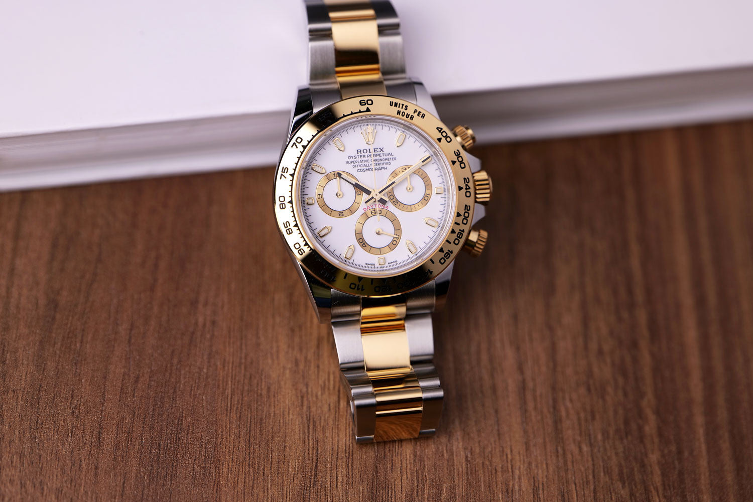PRE-OWNED Rolex Cosmograph Daytona Gold & Steel 116503