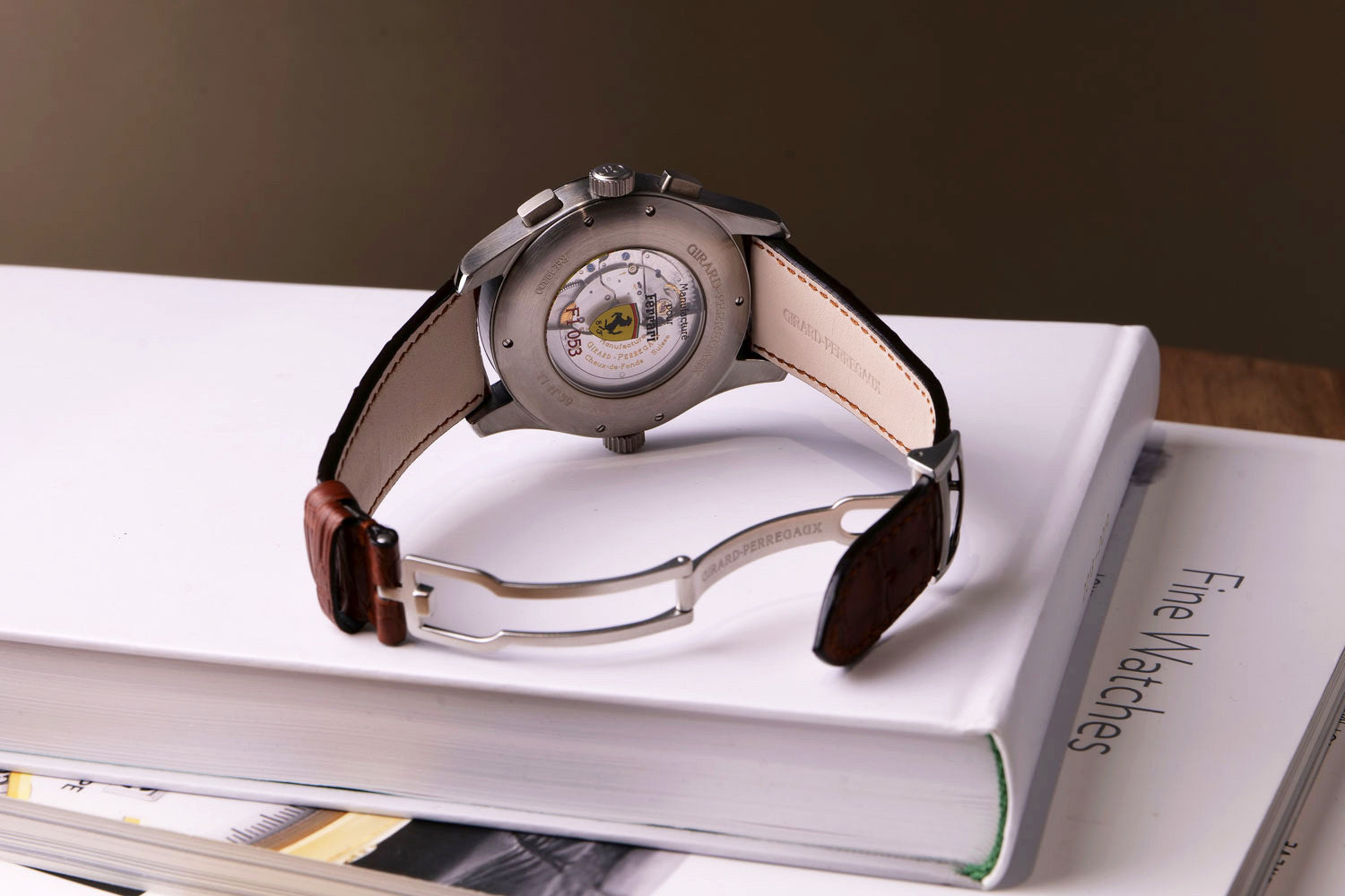 SOLD - PRE-OWNED Girard-Perregaux WW.TC World Time Ferrari F1 053 Limited Edition 49800
