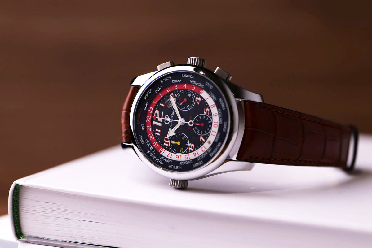 SOLD - PRE-OWNED Girard-Perregaux WW.TC World Time Ferrari F1 053 Limited Edition 49800
