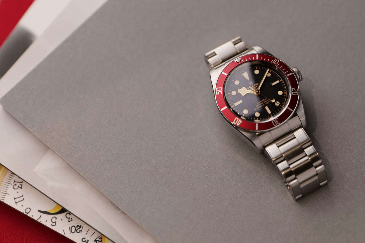 SOLD - PRE-OWNED Tudor Black Bay Black & Bracelet M79230R-0012