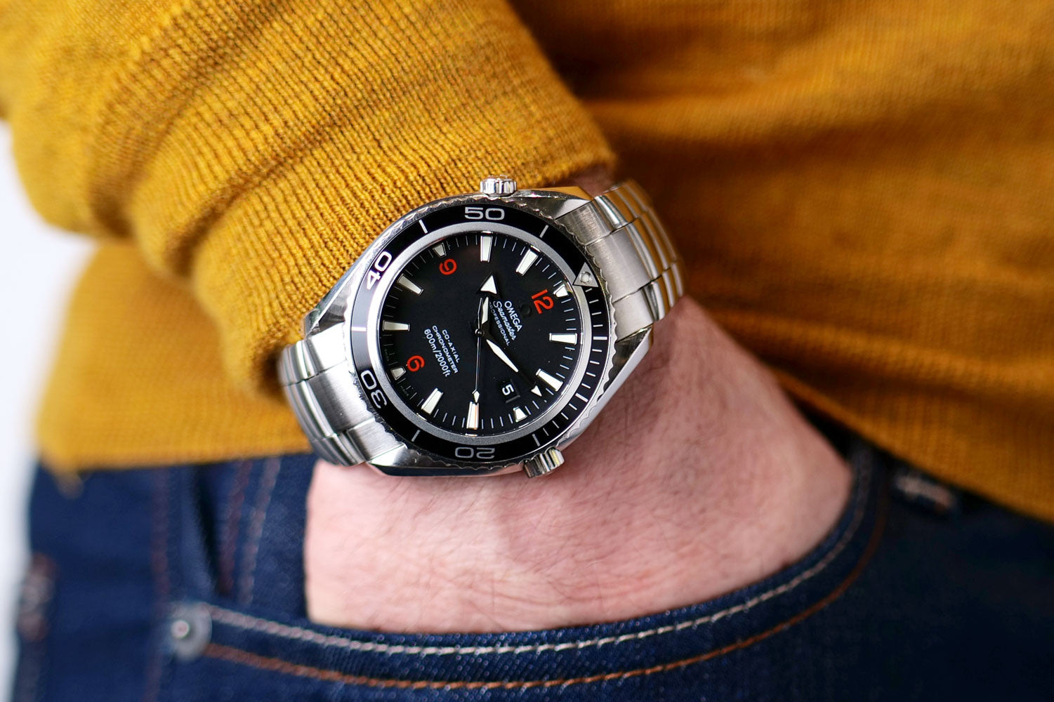 SÅLD - BEGAGNAD Omega Seamaster Planet Ocean 2200.51.00