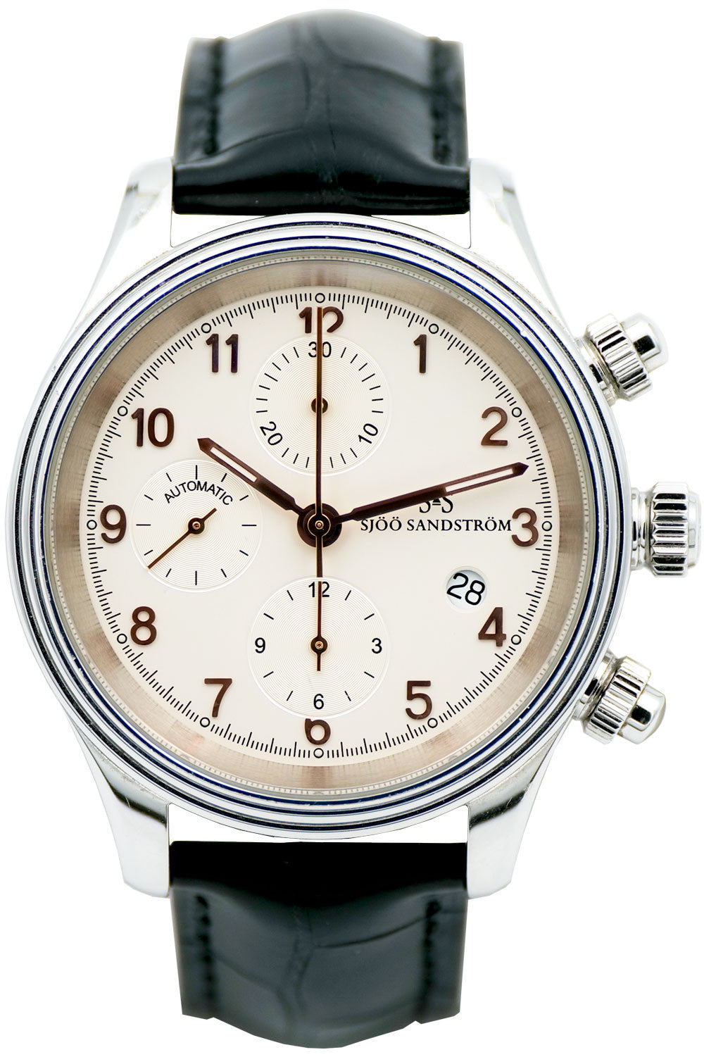 PRE-OWNED Sjöö Sandström Royal Steel Chronograph 012628