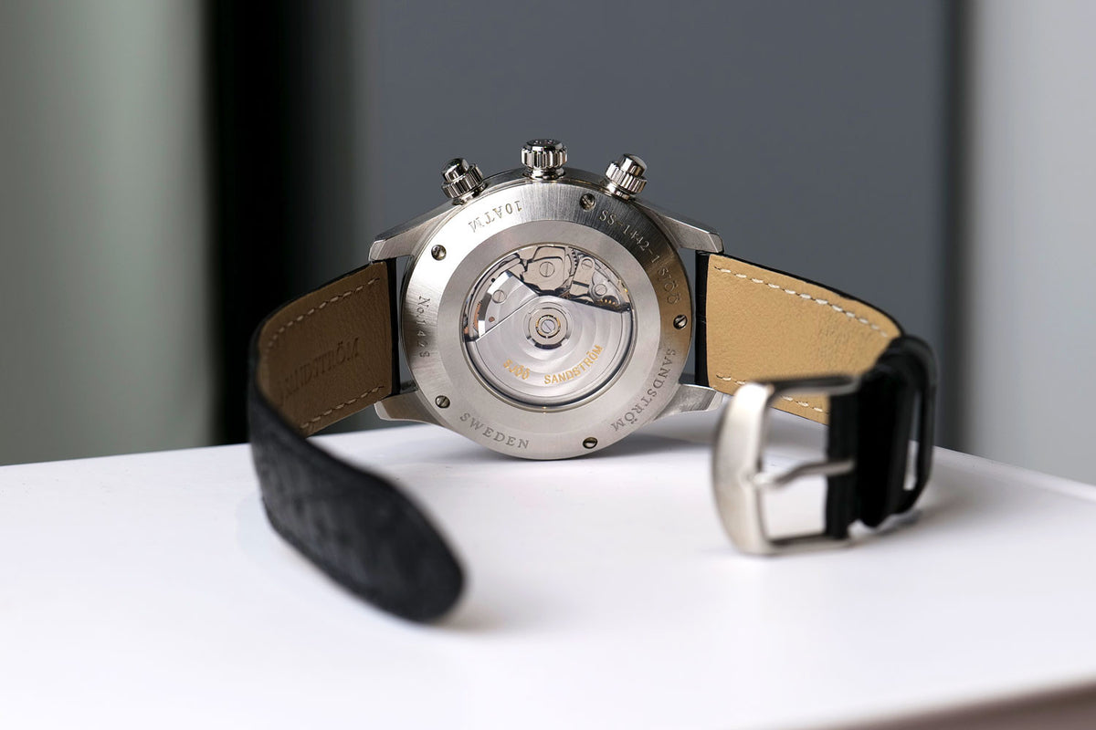 PRE-OWNED Sjöö Sandström Royal Steel Chronograph 012628