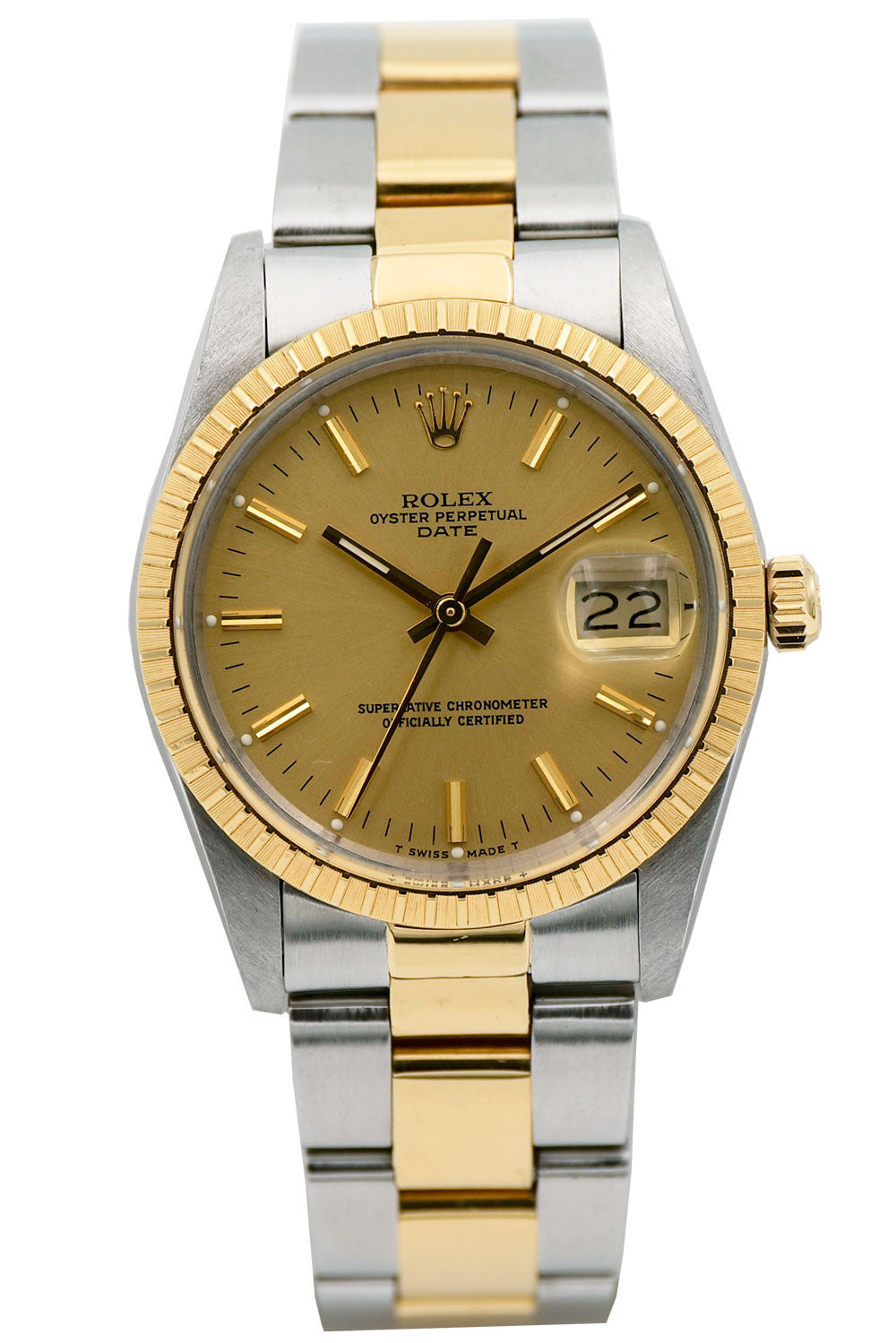 PRE-OWNED Rolex Oyster Perpetual Date 15053
