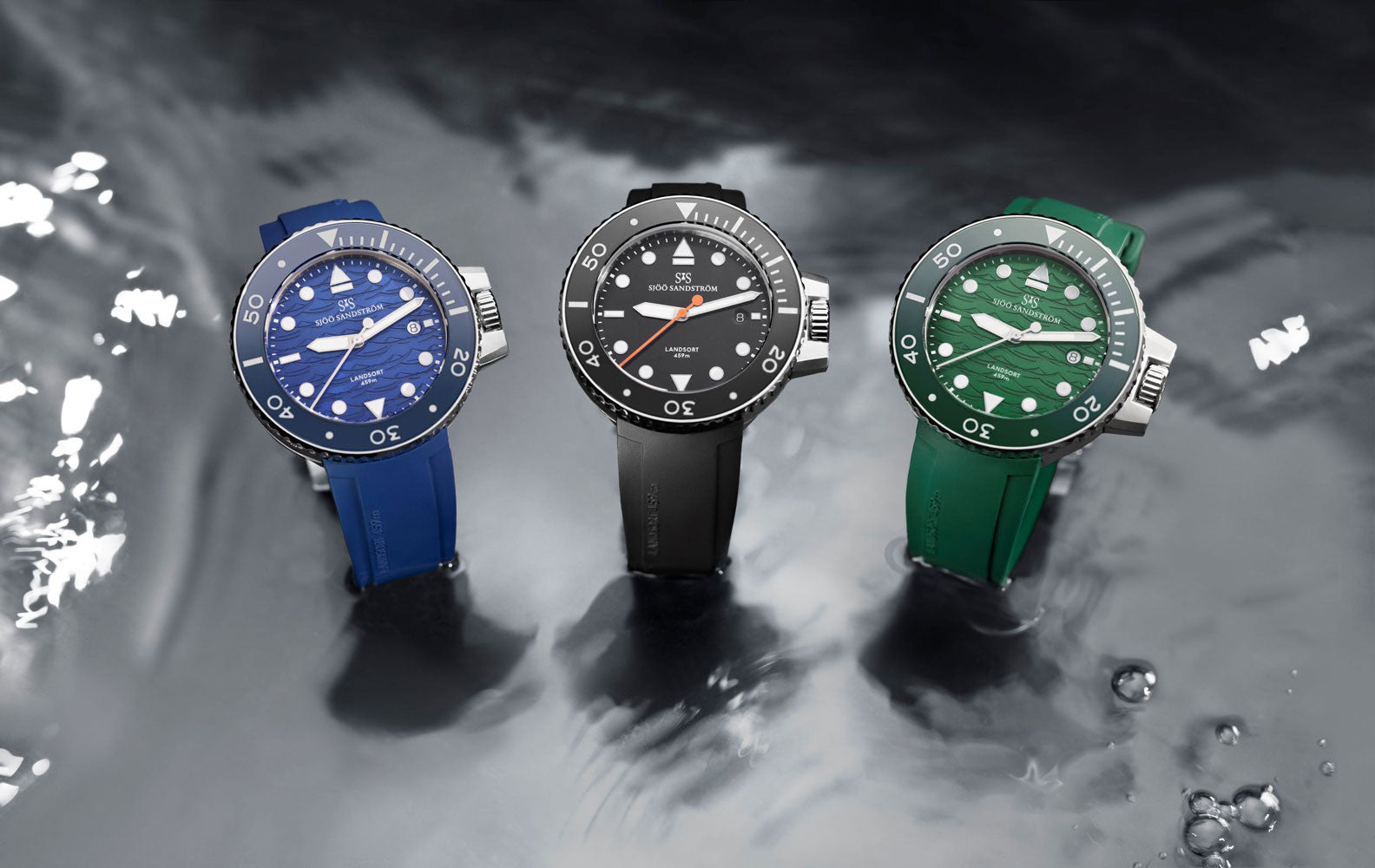 Sjöö Sandström Landsort Black & Steel 003640