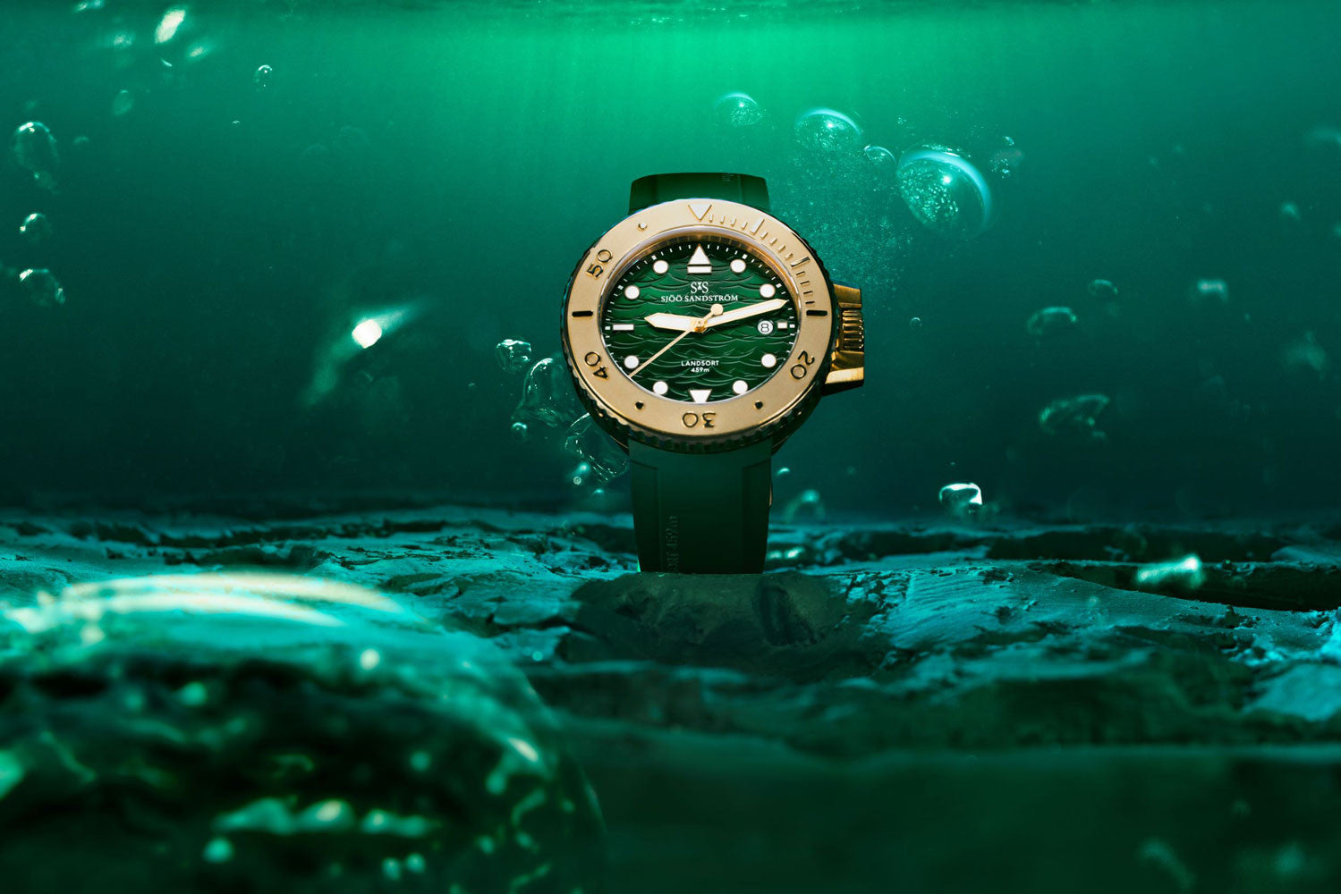 Sjöö Sandström Landsort Green & Bronze Limited Edition 100 watches 003572