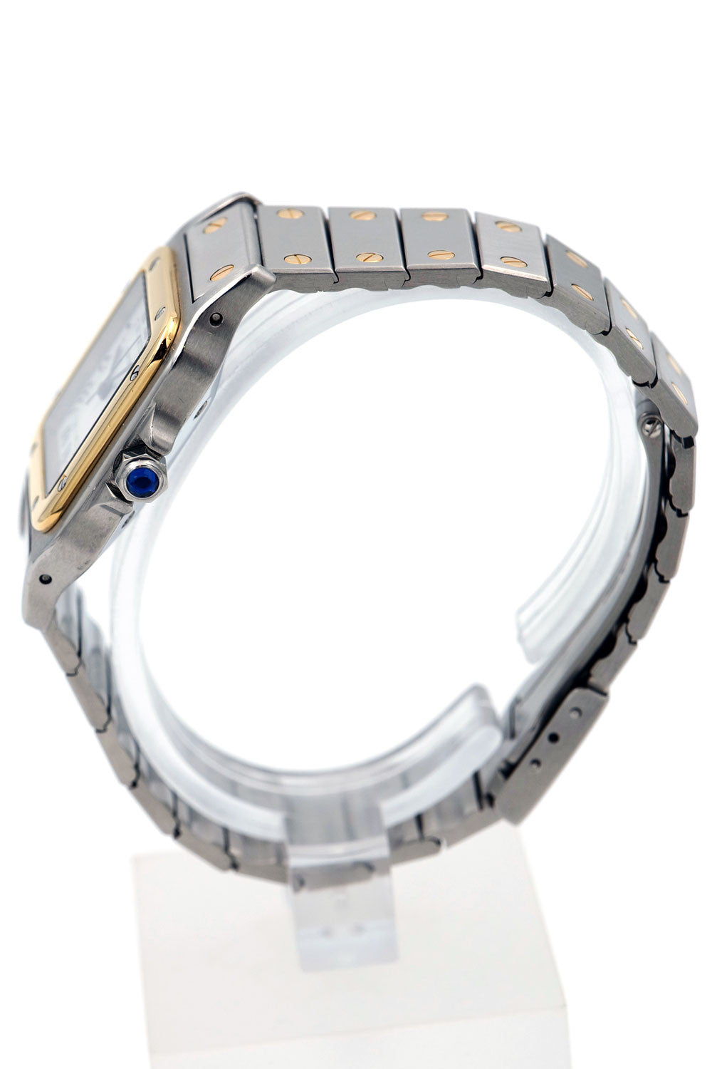 SOLD - PRE-OWNED Cartier Santos Galbee Gold & Steel 187901