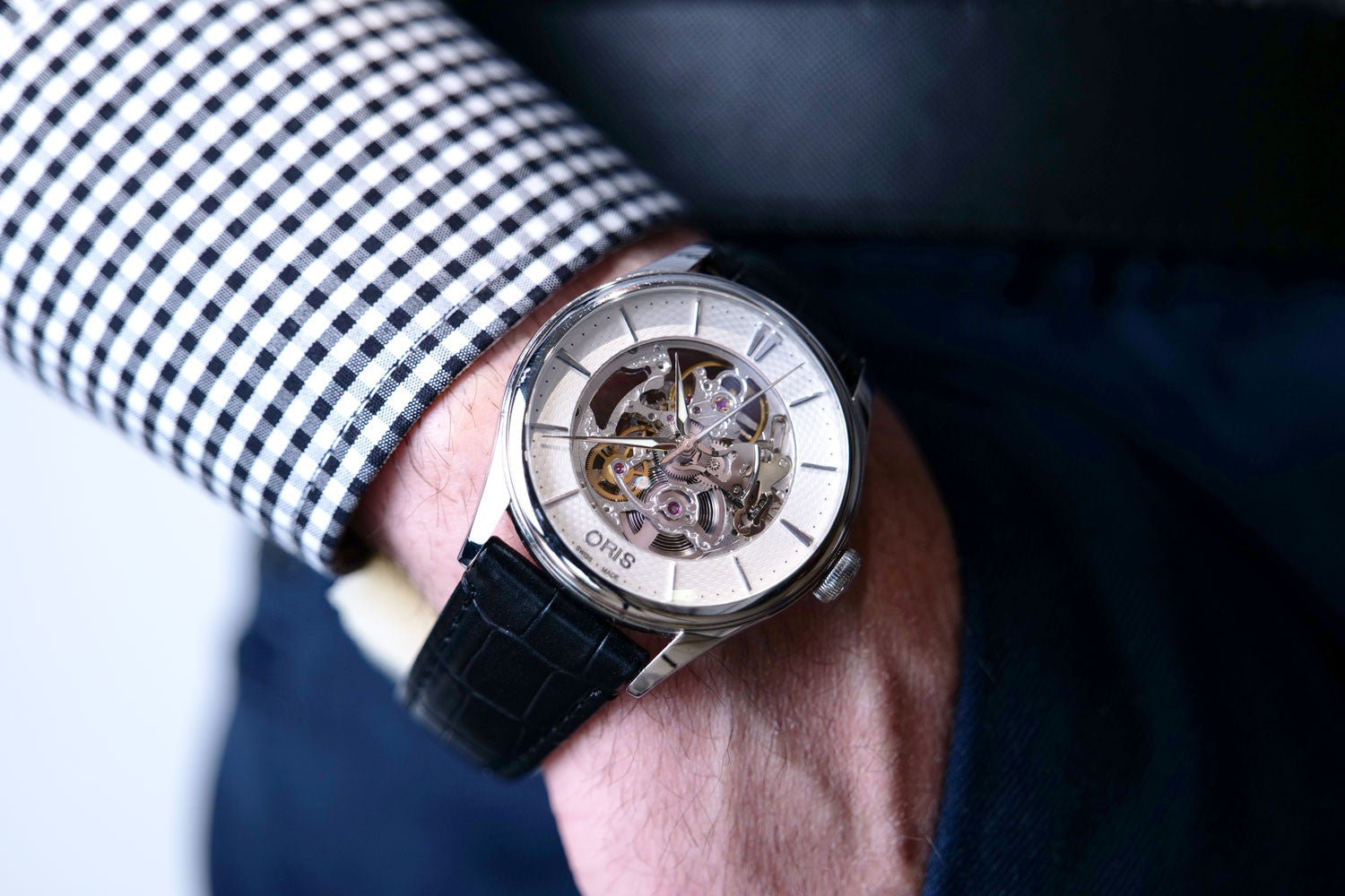 PRE-OWNED Oris Artelier Skeleton 73477214051