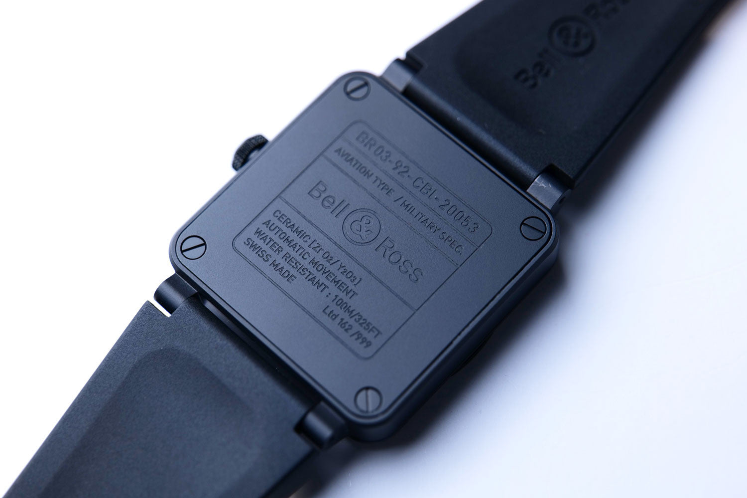 SÅLD - BEGAGNAD Bell&Ross Red Radar Ceramic Limited edition BR0392