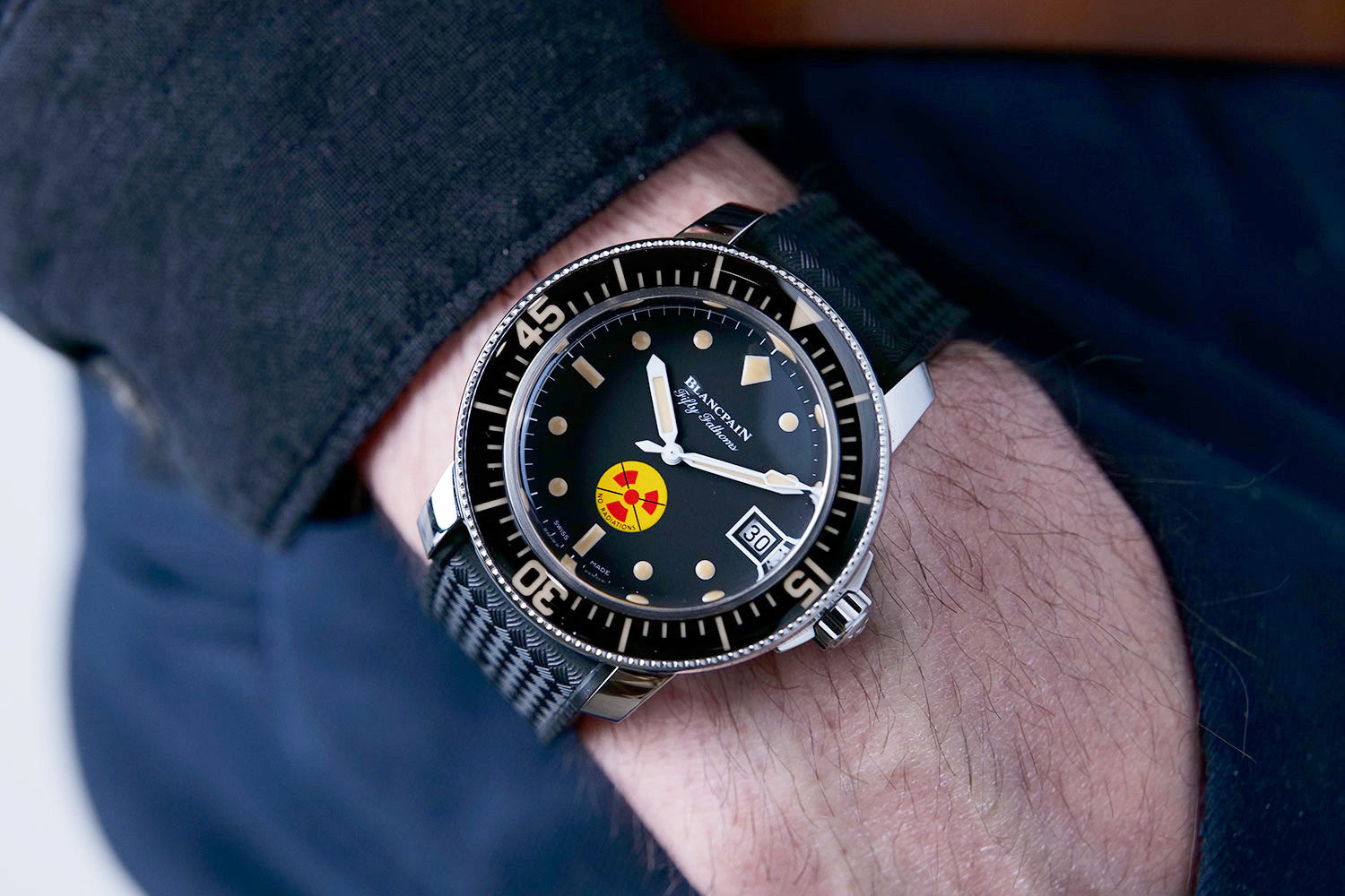 PRE-OWNED Blancpain Fifty Fathoms "No Rad" Limited Edition 5008D-1130-B64A
