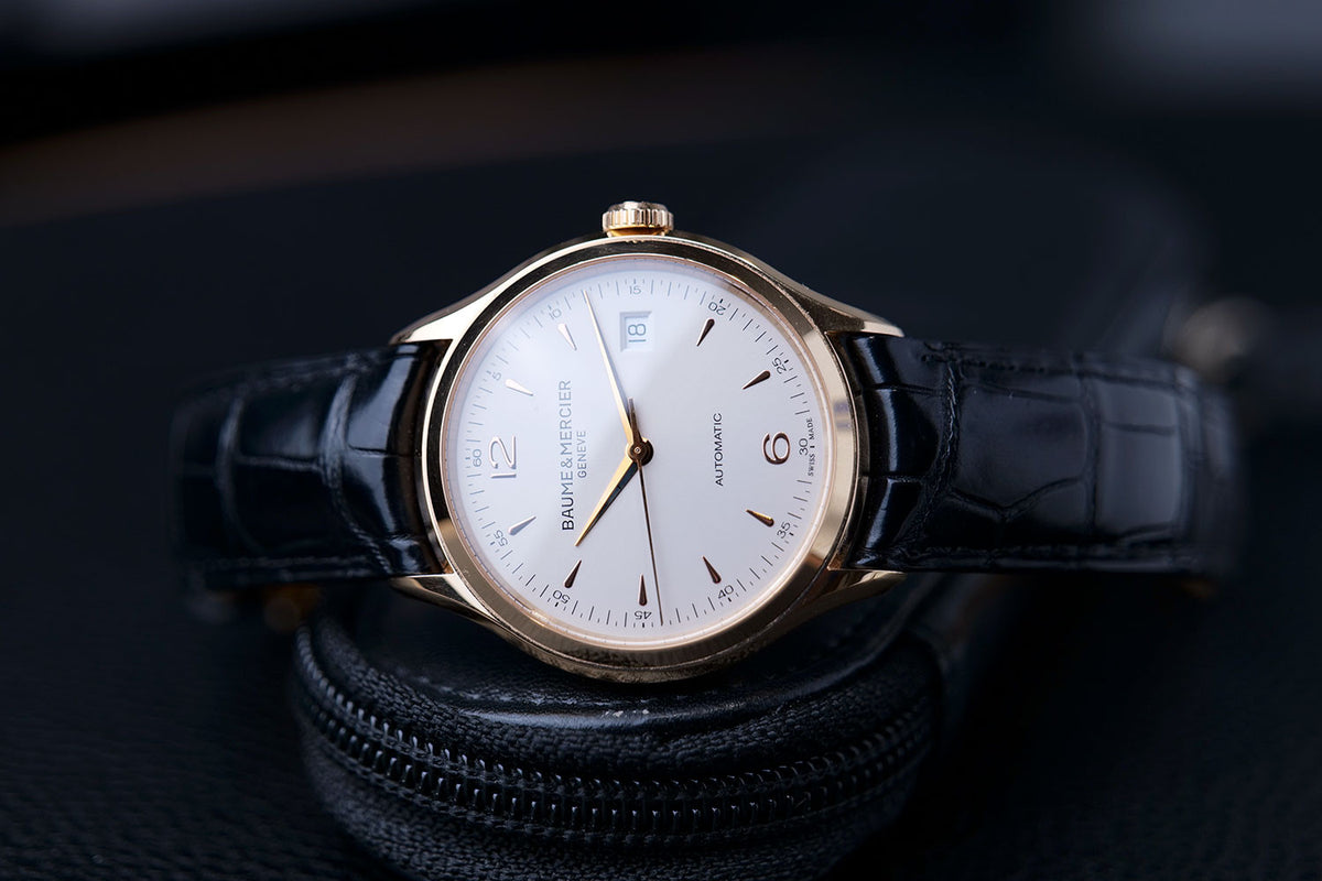 SOLD - PRE-OWNED Baume & Mercier Clifton 18K Gold M0A10058