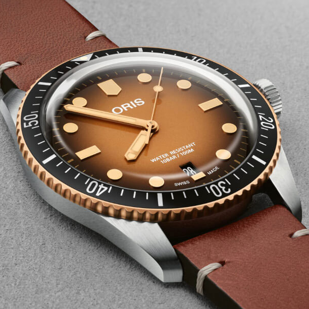 Oris Divers Sixty-five 40mm Burnt Ornage Dial & Bracelet 01 733 7707 4356-07 5 20 45