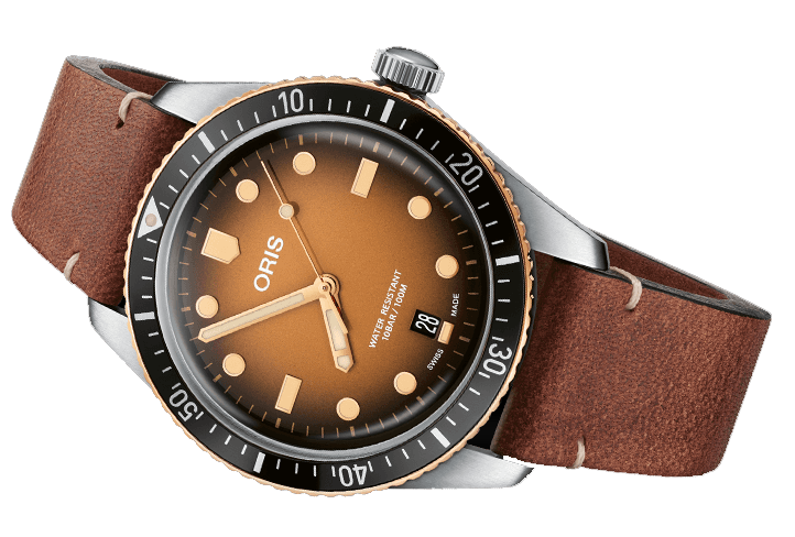 Oris Divers Sixty-five 40mm Burnt Ornage Dial & Bracelet 01 733 7707 4356-07 5 20 45