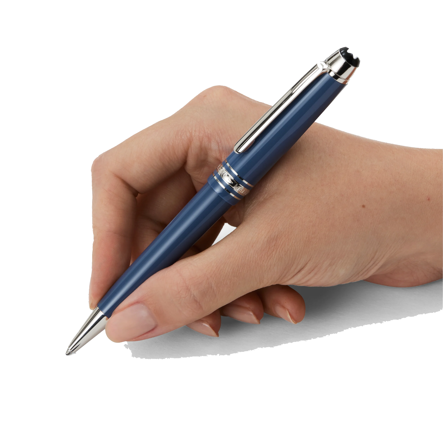 Montblanc Meisterstück Glacier Midsize Ballpoint Pen Blue MB129395