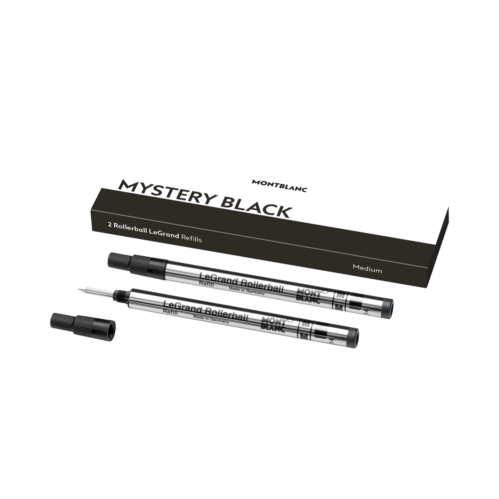 Montblanc 2 Rollerball LeGrand-refiller medium Mystery Black MB128225