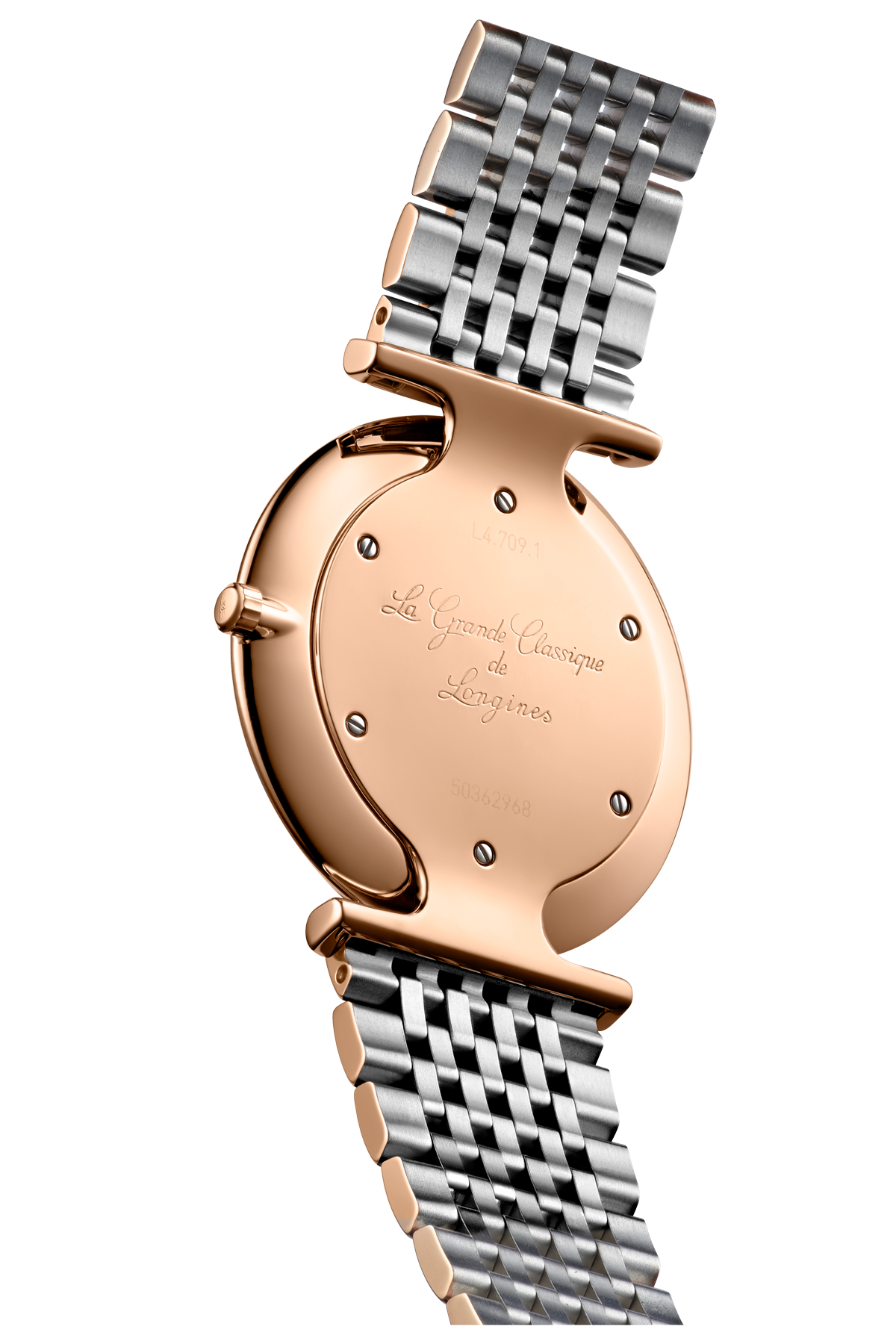 Longines La Grande Classique 33mm White & Rose Gold PVD L47091217