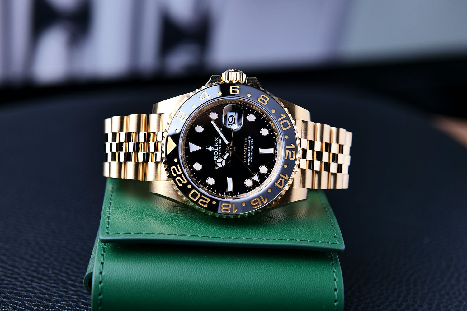SÅLD - BEGAGNAD Rolex GMT-Master II 126718GRNR