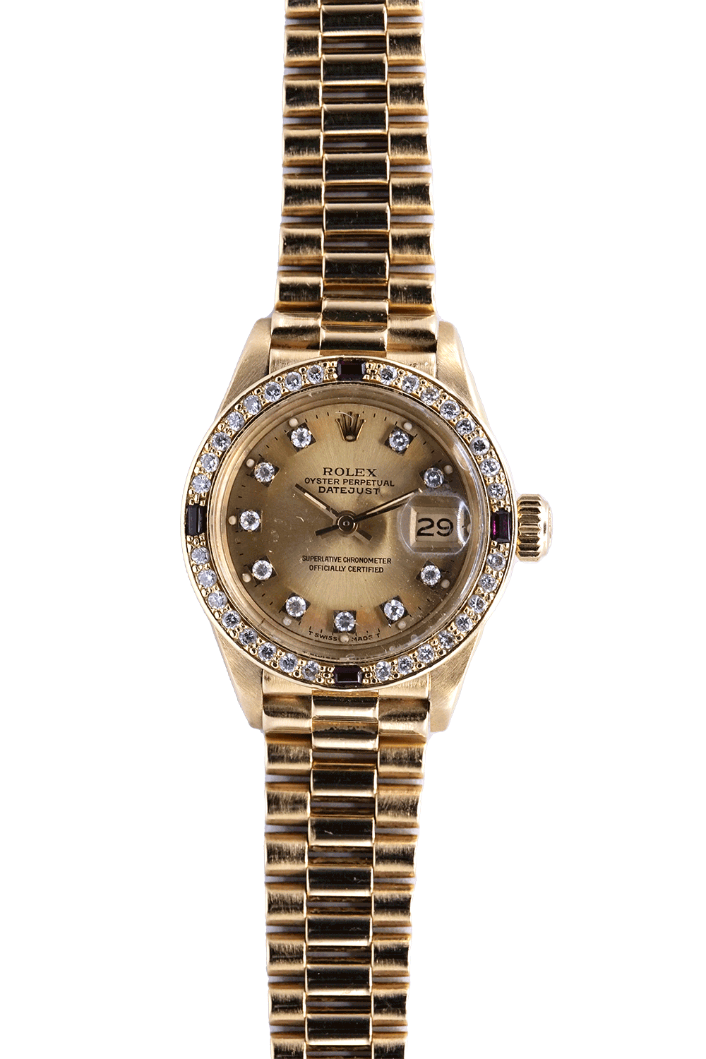 PRE-OWNED Lady-Datejust Diamants & Rubies 69178