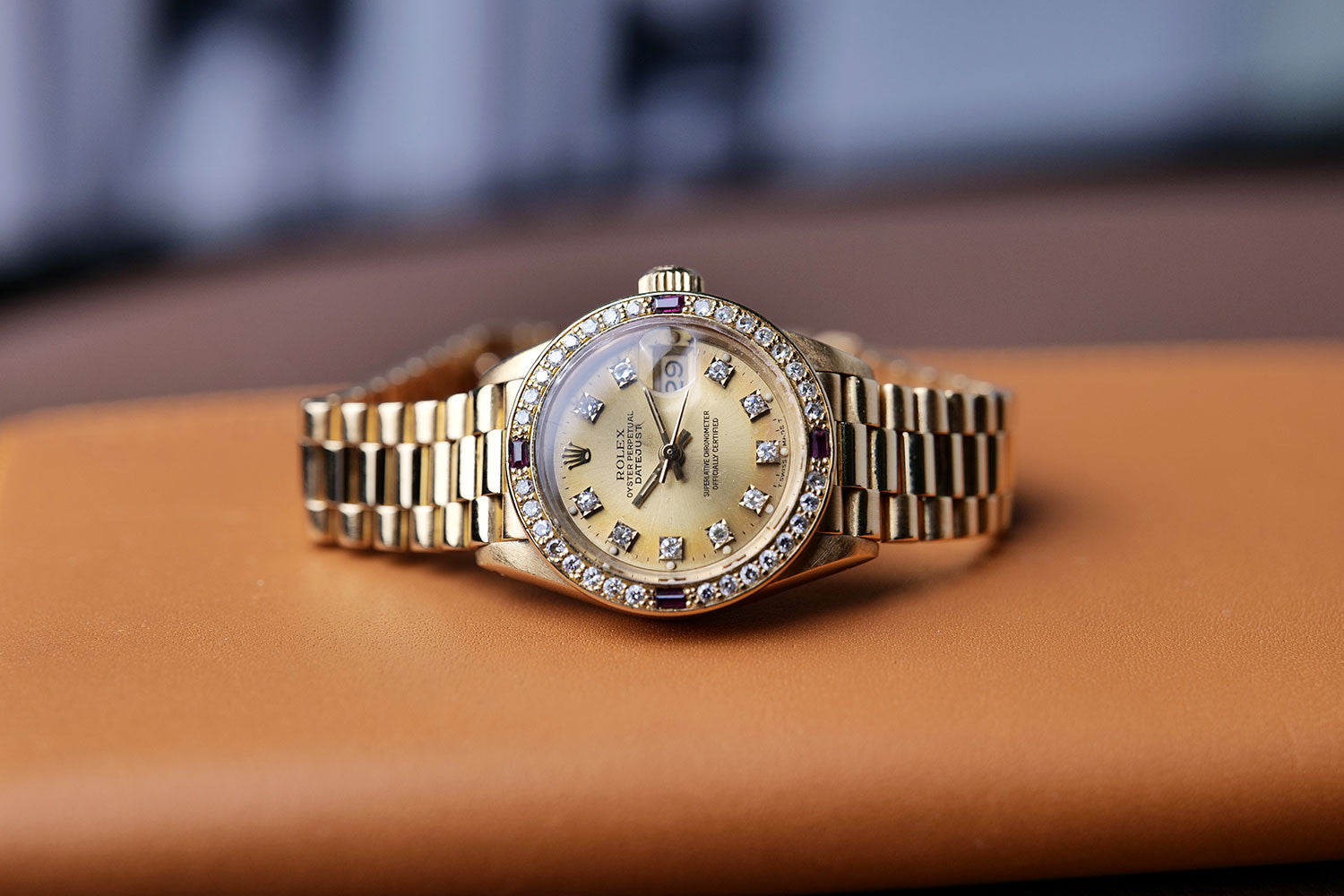 PRE-OWNED Lady-Datejust Diamants & Rubies 69178