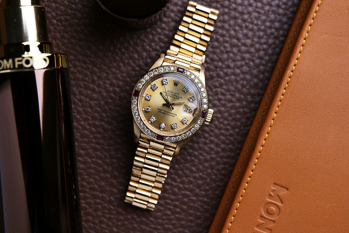 PRE-OWNED Lady-Datejust Diamants & Rubies 69178