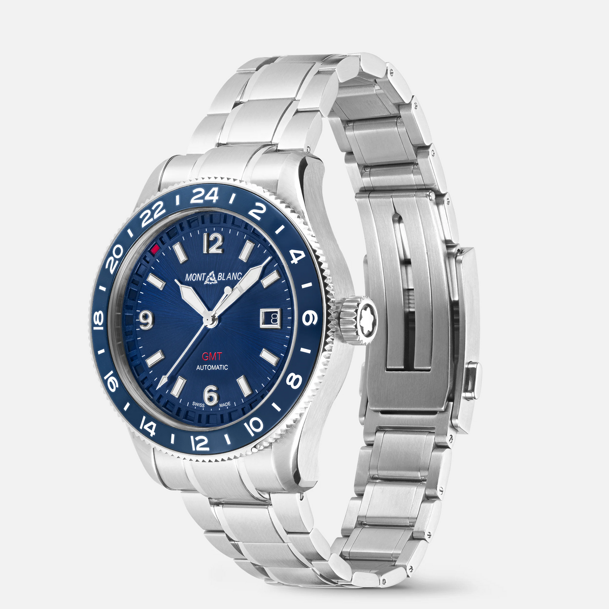Montblanc 1858 GMT Blue dial 42mm MB129616