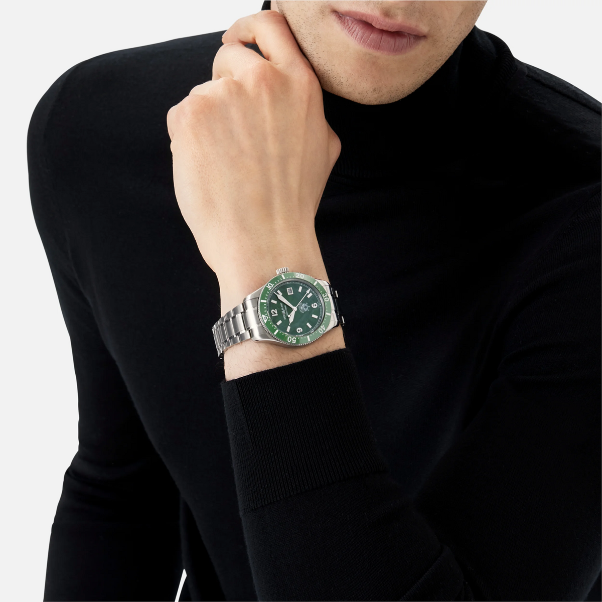Montblanc 1858 Iced Sea Green Automatic Date MB129373