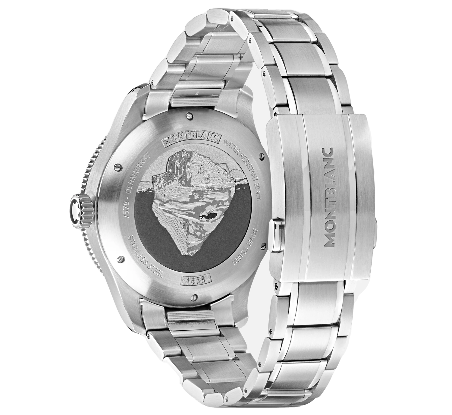 Montblanc 1858 Iced Sea Green Automatic Date MB129373