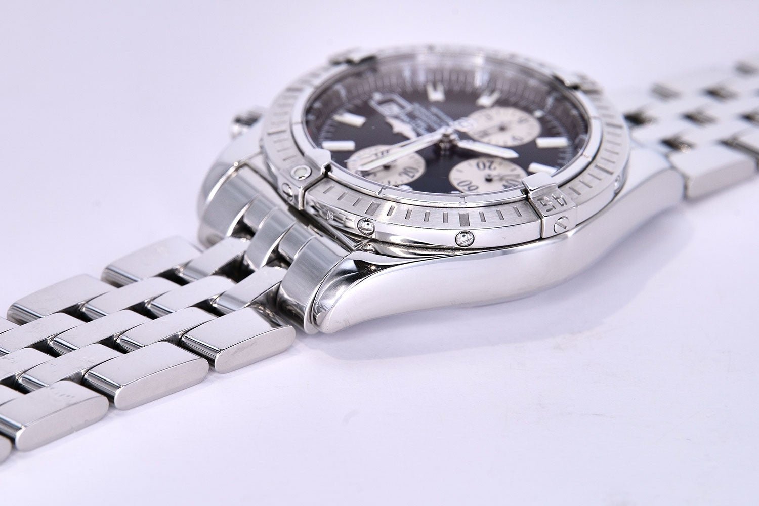 BEGAGNAD Breitling Chronomat Evolution 44mm Svart & rostfritt stål A13356