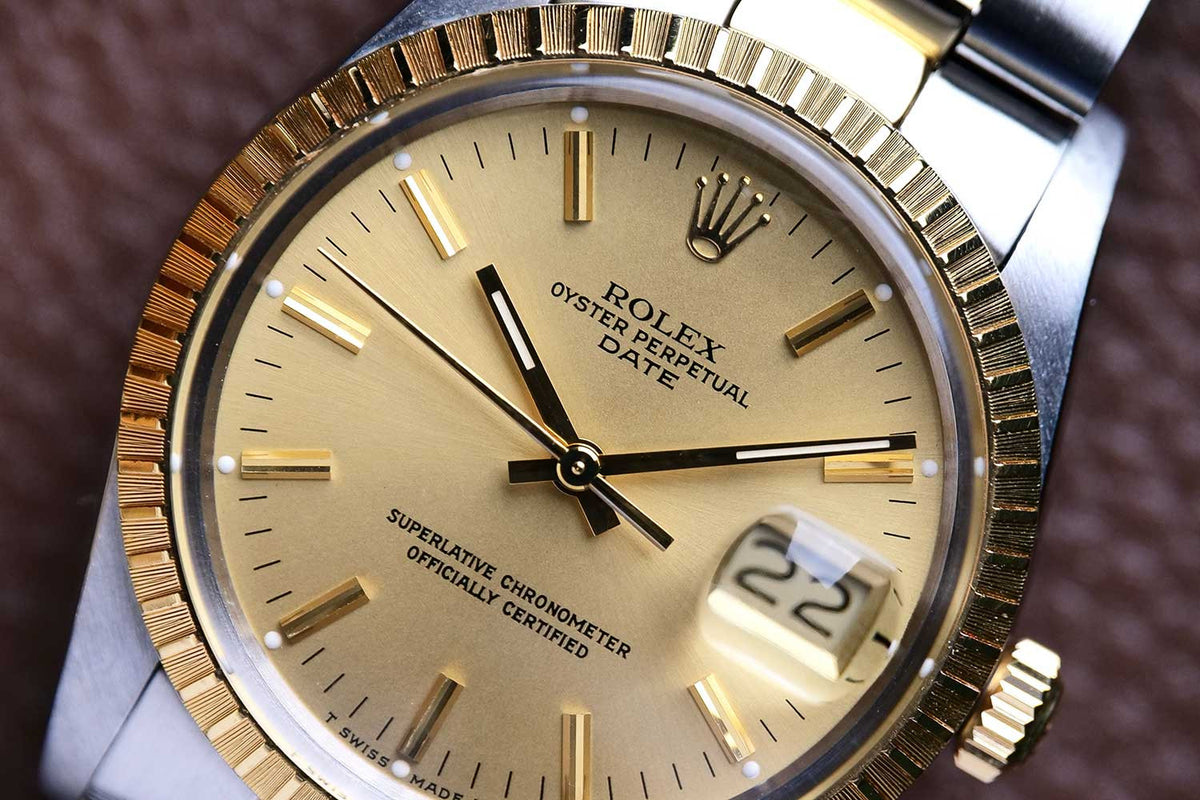PRE-OWNED Rolex Oyster Perpetual Date 15053