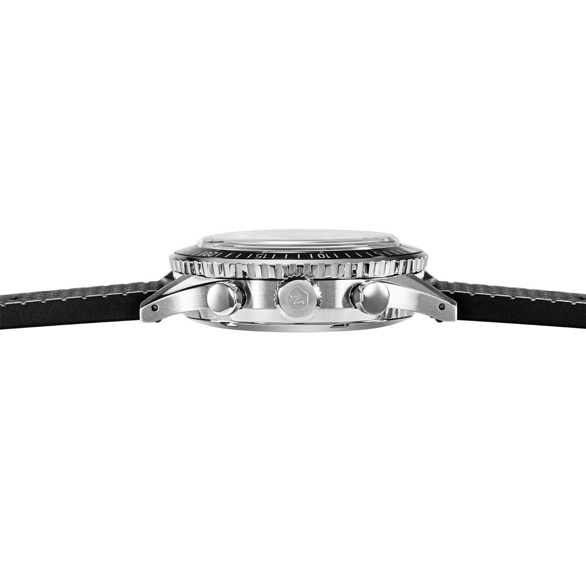 Nivada Grenchen Chronomaster Orange Boy Manual Rubber Strap 86012M01
