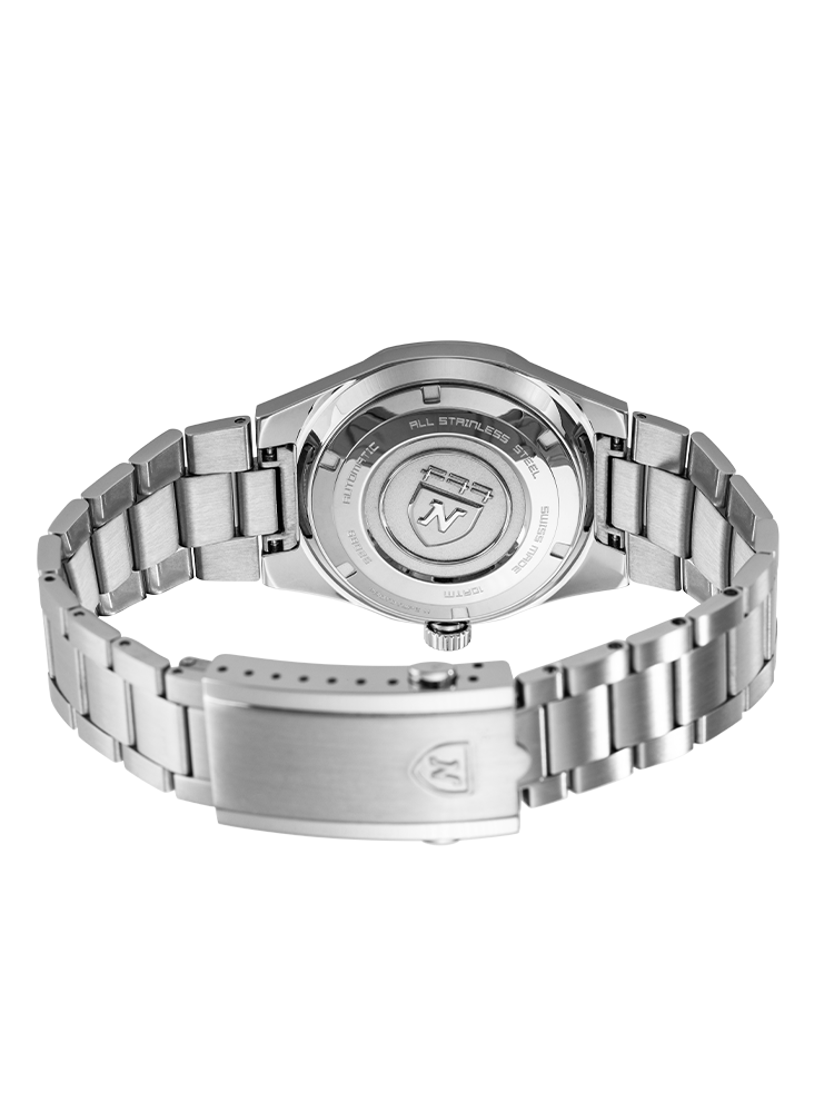 Nivada Grenchen F77 Automatic 37mm blue & stainless steel 68001A77