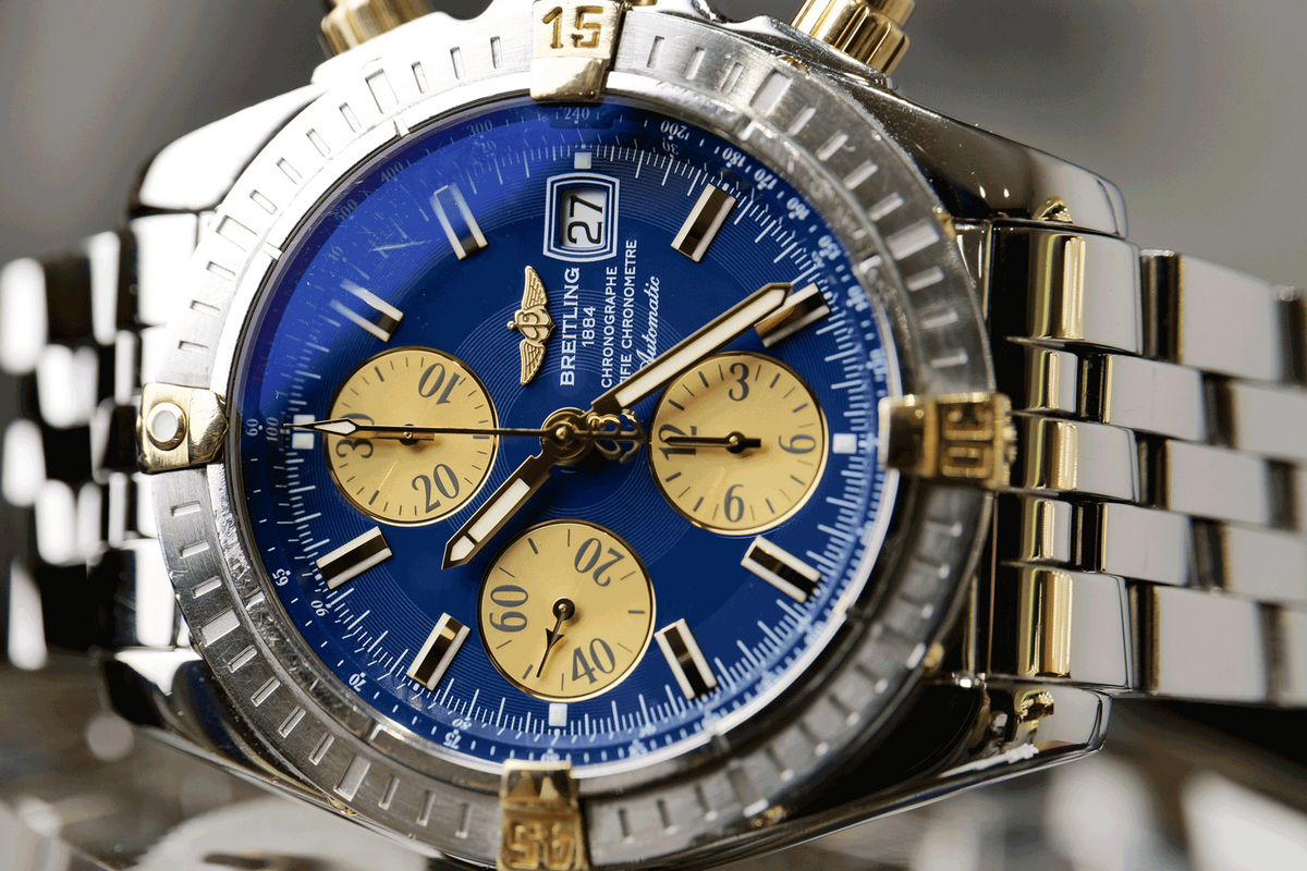 PRE-OWNED Breitling Chronometer Evolution 44mm Gold & Steel B13356